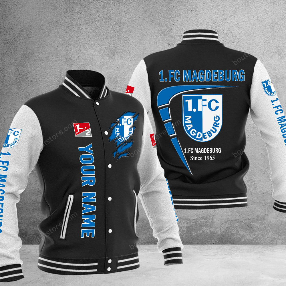 1. Fc Magdeburg Baseball Jacket Gift For Fan 0346