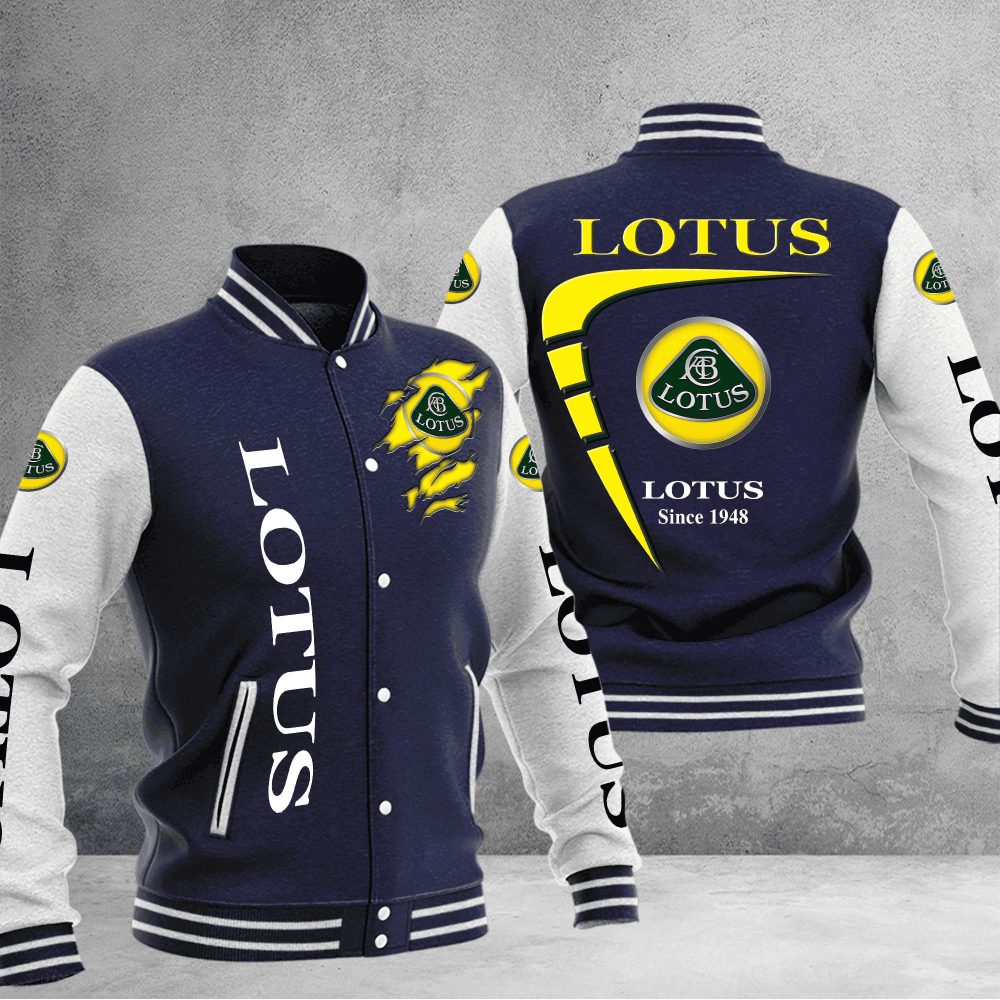 Lotus Baseball Varsity Jacket Full Color