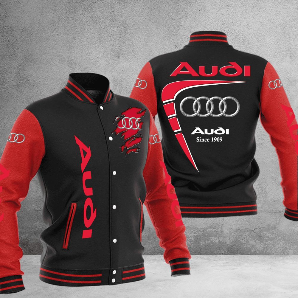 Audi Baseball Varsity Jacket Full Color