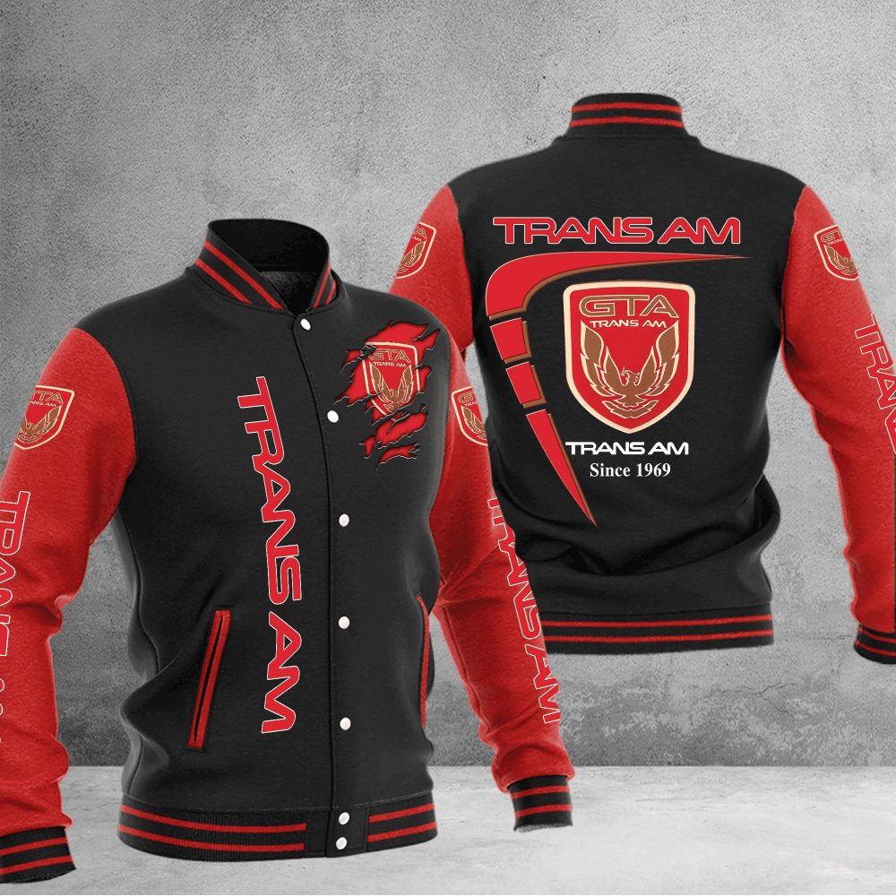 Gta Trans Am Baseball Varsity Jacket Full Color