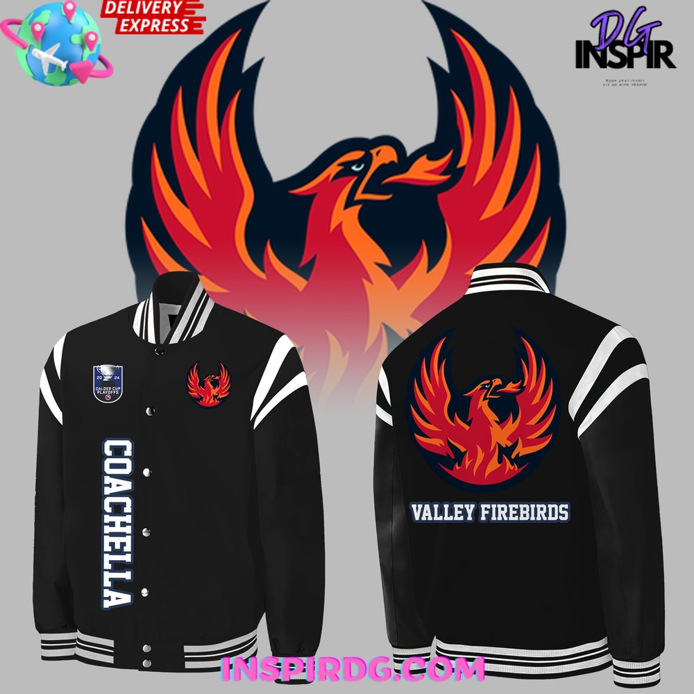 Coachella Valley Firebirds Baseball Jacket Limited Edition