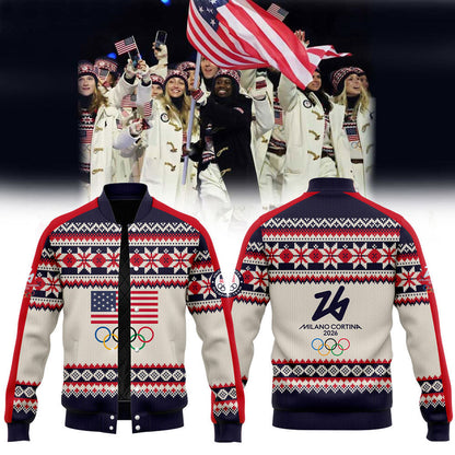 Team Usa 2026 Olympic Milano Cortina Collection Jacket