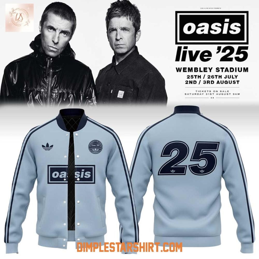 Oasis Live '25 London Wembley Stadium Baseball Jacket