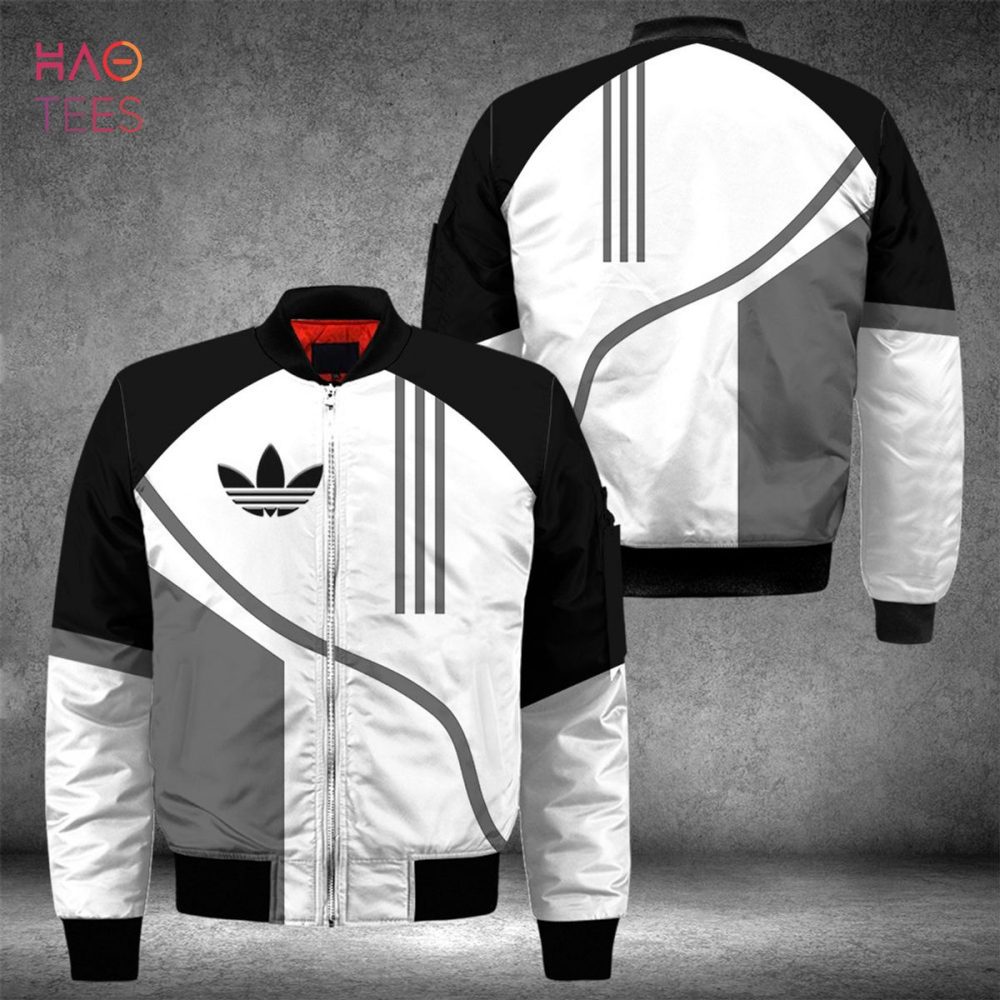 Stylish Retro Black &amp; White Bomber Jacket - Men'S Casual Athletic Outerwear