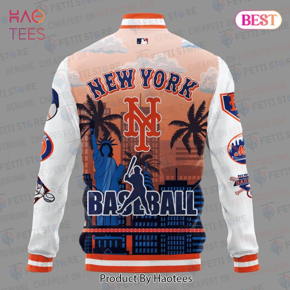 Stylish New York Baseball Bomber Jacket - Vibrant Team Spirit Design