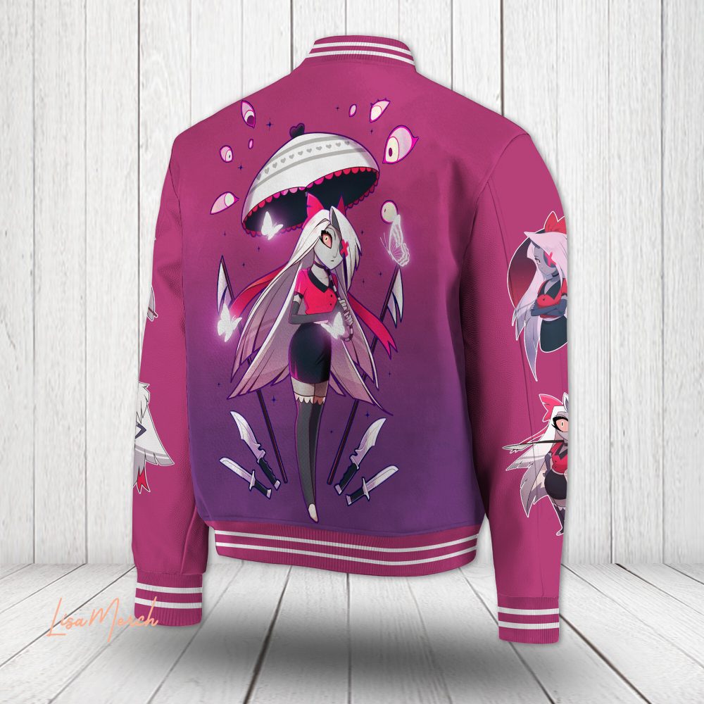 Stylish Hazbin Hotel Varsity Jacket - Anime Fan Favorite Apparel