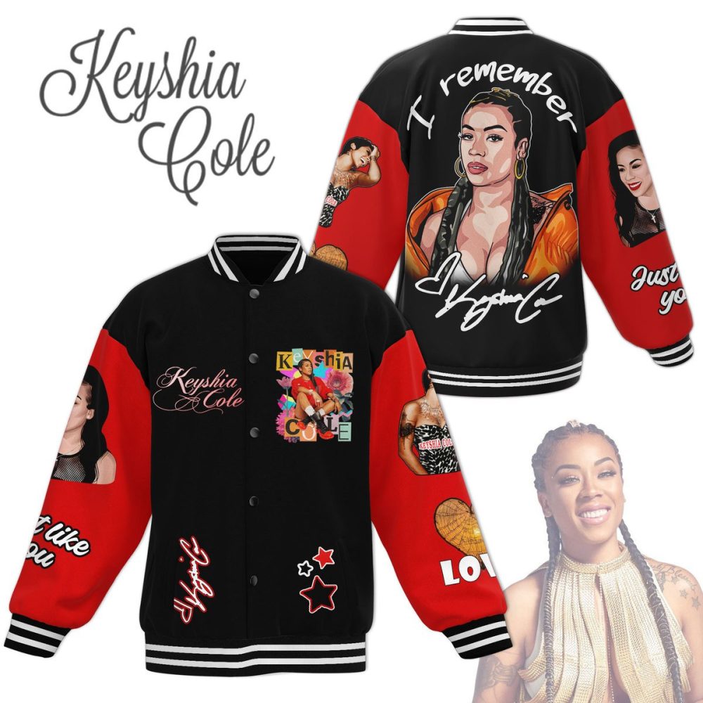Stylish Keyshia Cole Varsity Jacket - Limited Edition Art Design, Perfect For Fans!