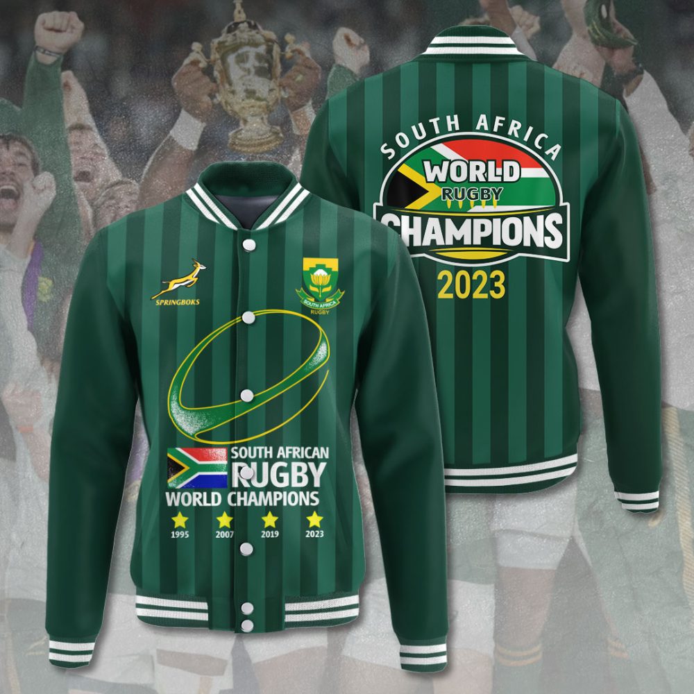 Celebrate Victory In Style - South Africa Rugby World Champions 2023 Jacket
