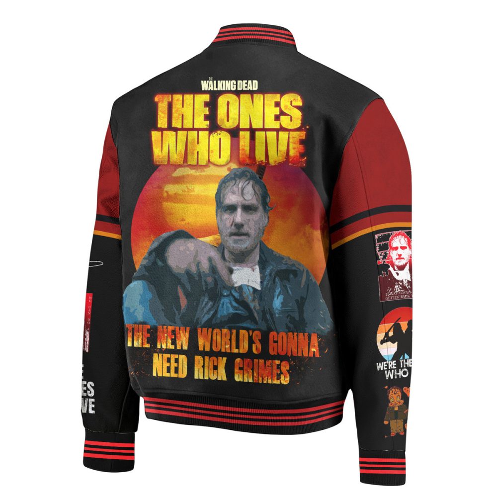 Exclusive Walking Dead Jacket - 'Where'S Rick?' Design - Bold &amp; Stylish Apparel For Fans