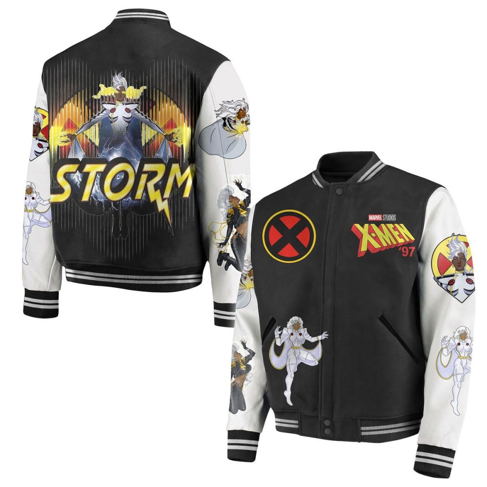 Storm X-Men '97 Varsity Jacket – Marvel Comics Fan Favorite Apparel