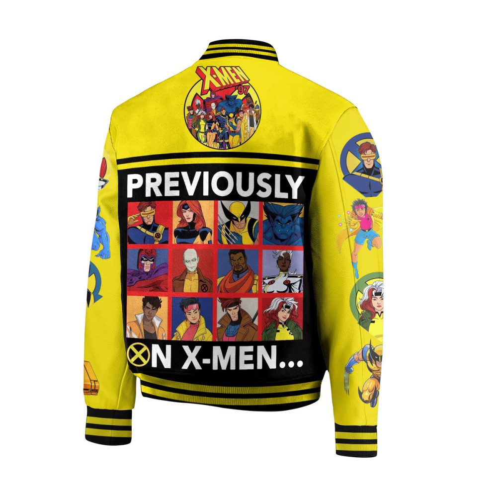 X-Men '97 Retro Varsity Jacket – Bold Design, Iconic Characters, Ultimate Fan Gear!