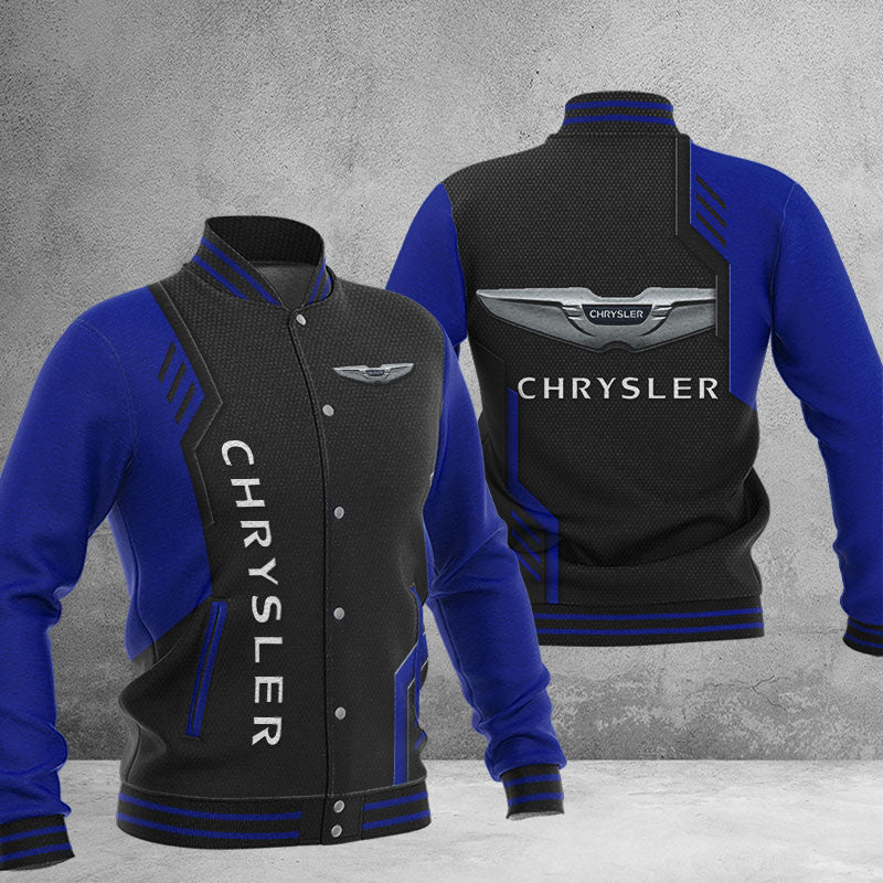 Chrysler Dmhj0683 Baseball Jacket Logo Baseball Varsity Jacket