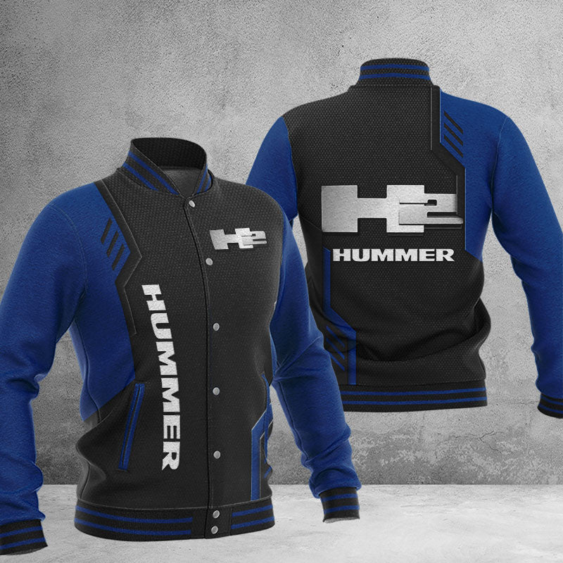 H2 Hummer Dmhj0695 Baseball Jacket Logo Baseball Varsity Jacket