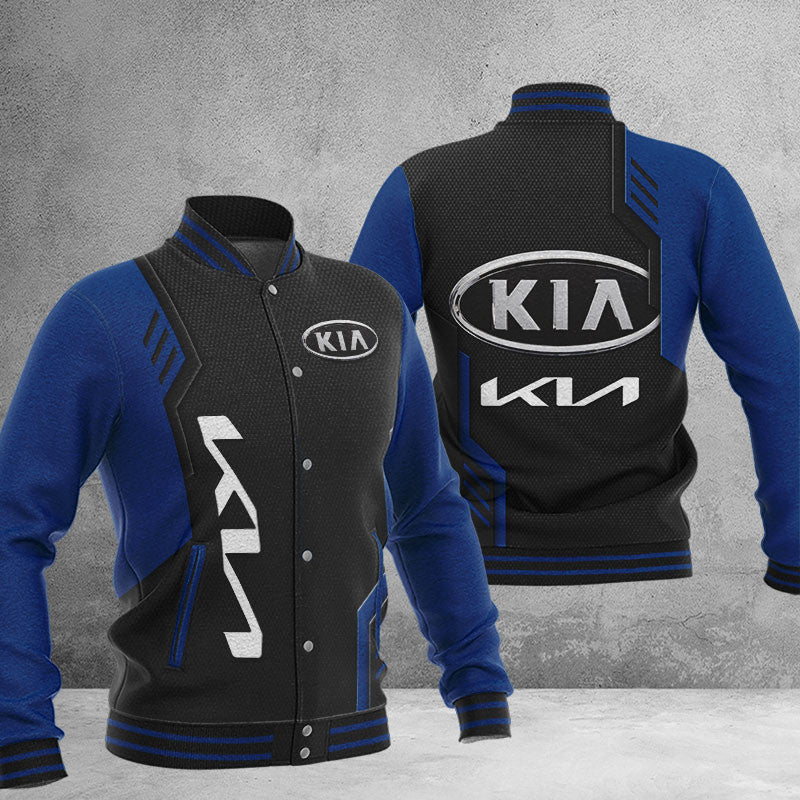 Kia Dmhj0704 Baseball Jacket Logo Baseball Varsity Jacket
