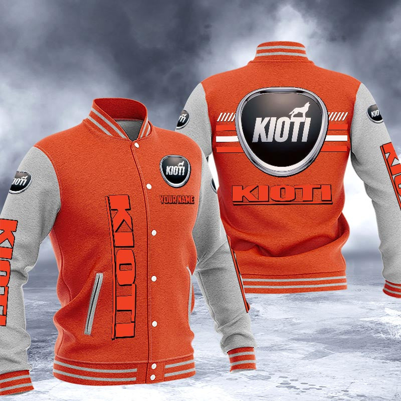 Kioti Dmhj1630 Logo Baseball Varsity Jacket