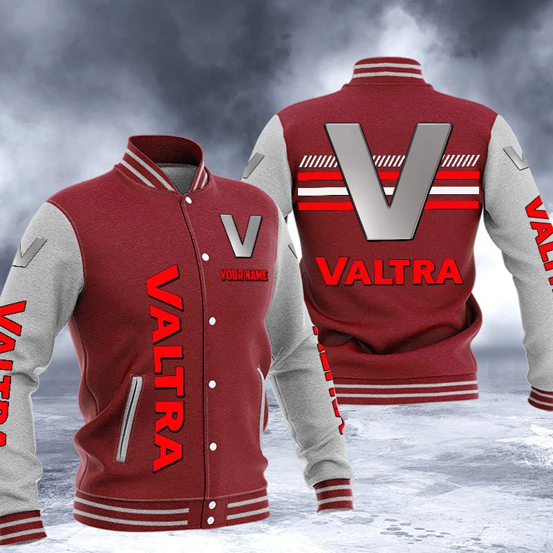 Valtra Dmhj1648 Logo Baseball Varsity Jacket