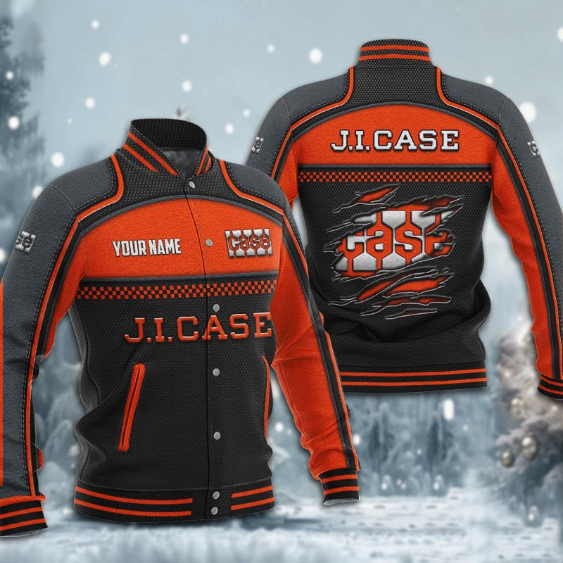 J.I. Case Dmhj1921 Baseball Jacket Logo Baseball Varsity Jacket
