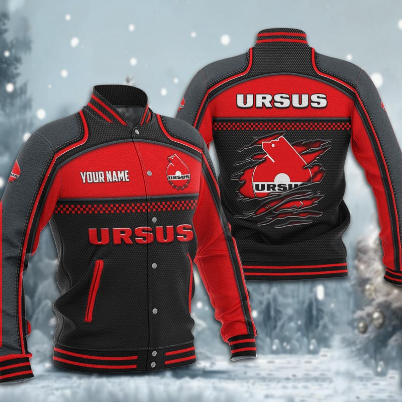 Ursus Dmhj1942 Baseball Jacket Logo Baseball Varsity Jacket