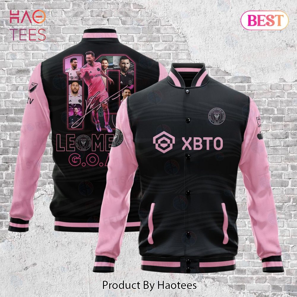 Limited Edition Pink &amp; Black Soccer Legend Jacket – Stylish Fan Gear By Haotees