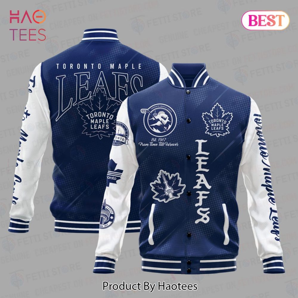 Toronto Maple Leafs Varsity Jacket - Stylish Team Spirit Gear By Haotees