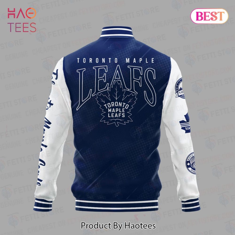 Toronto Maple Leafs Varsity Jacket - Stylish Team Spirit Gear By Haotees