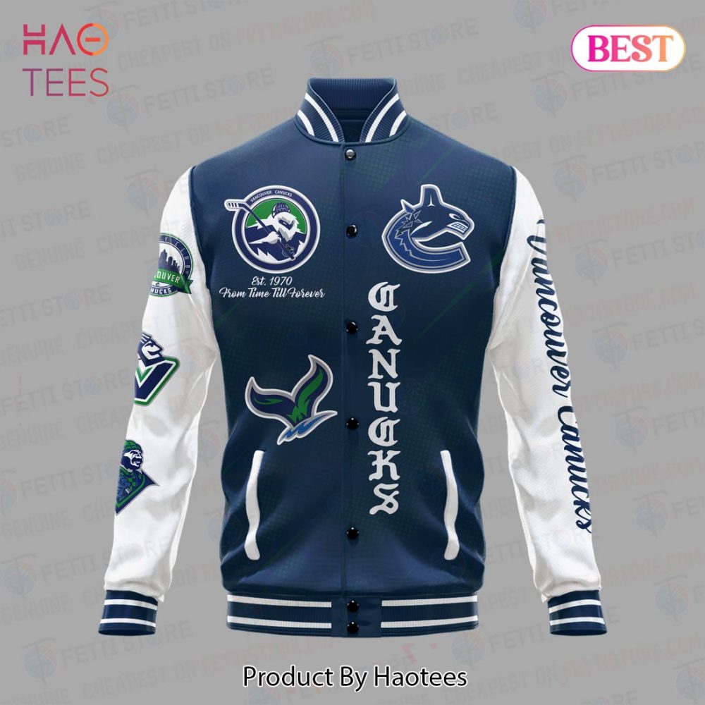 Vancouver Canucks Official Varsity Jacket – Limited Edition Fan Gear
