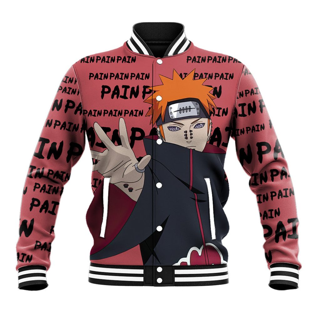 Pain - Style Manga Baseball Jacket Ts04