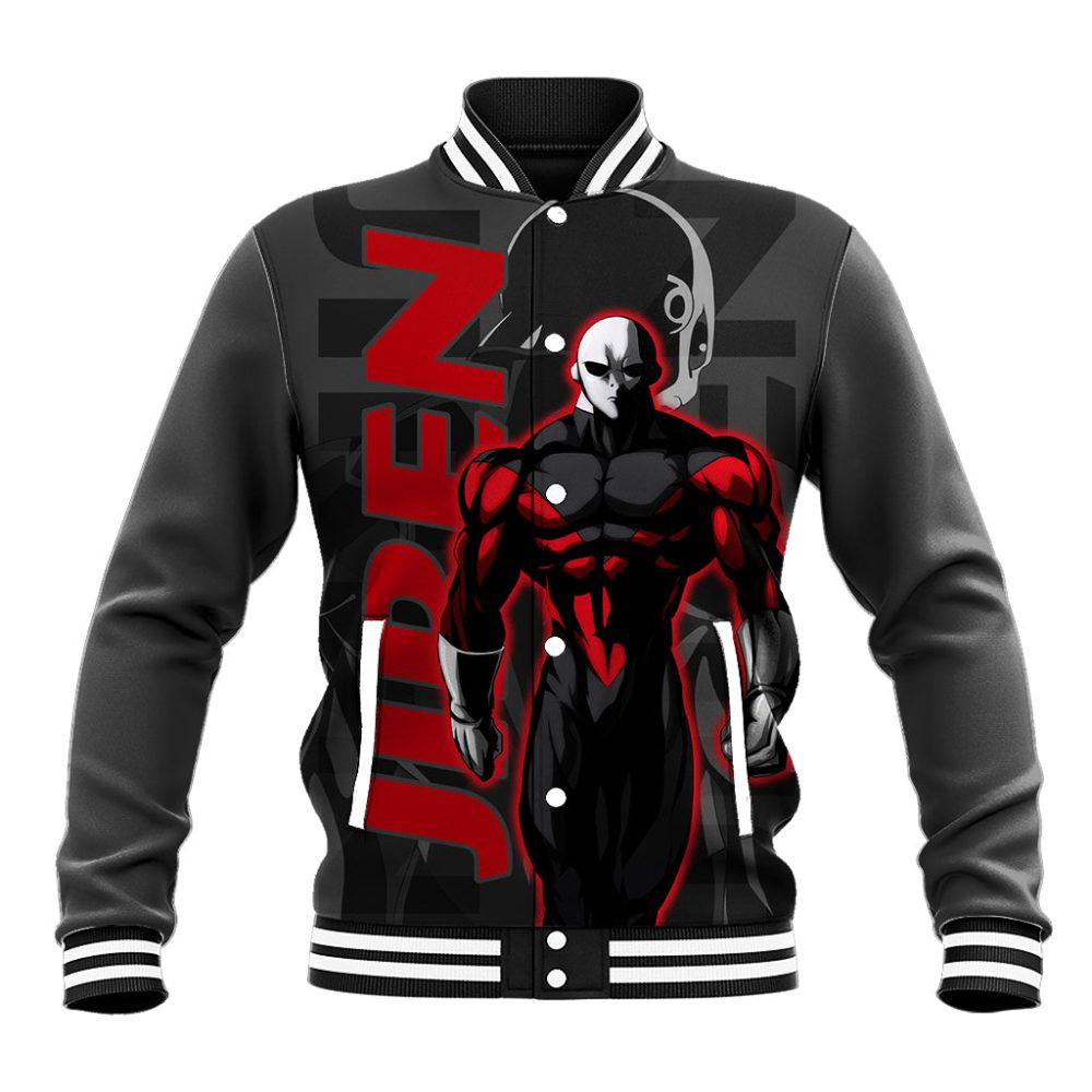 Jiren Dragon Ball Baseball Jacket Anime Mix Text Pattern Abstract Style Ts04