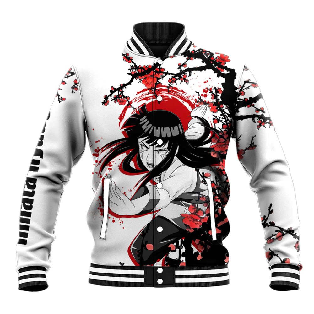 Hinata Hyuuga - Japan Style Anime Baseball Jacket Ts04